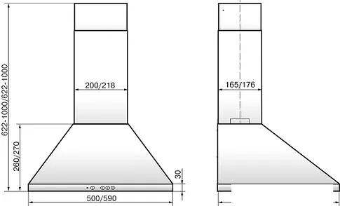 Кухонная вытяжка Elikor MR5634GR