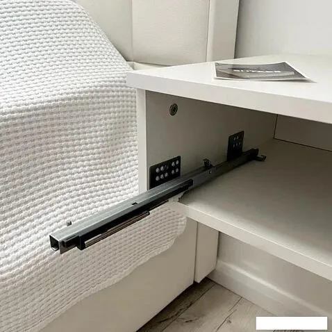 Тумба Shtabe Simple 7000 эко (травертин/белый)