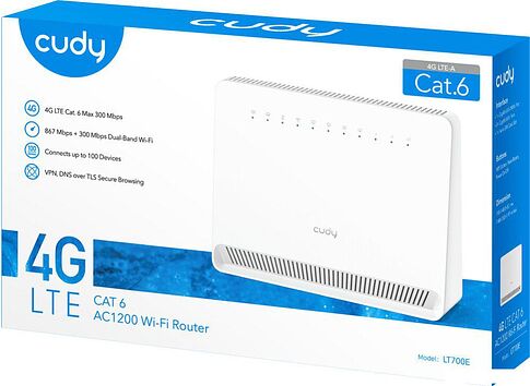 4G Wi-Fi роутер Cudy LT700E 1.0