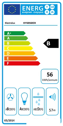 Кухонная вытяжка Electrolux EFF60560OX