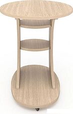 Приставной столик Rivalli Бьюти (дуб каньон бежевый)