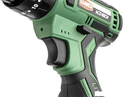 Ударная дрель-шуруповерт Hammer ACD16CH (с 2-мя АКБ, кейс)