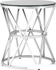 Журнальный столик Stool Group Вива 50x50 EET-080 (стекло черное/сталь серебристый) Журнальный столик Stool Group Вива 50x50 EET-080 (стекло черное/сталь серебристый)