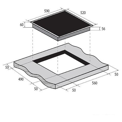 Варочная панель ZUGEL ZIH604B