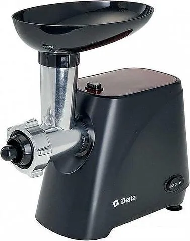 Мясорубка Delta DL-6106M (черный/красный)