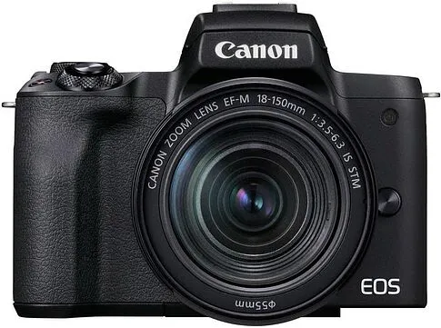 Беззеркальный фотоаппарат Canon EOS M50 Mark II Kit EF-M 18-150mm f/3.5-6.3 IS STM (черный)