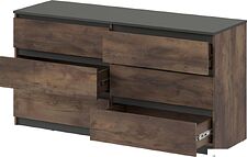 Комод MyStar ИВ-121.09 (таксус/графит)