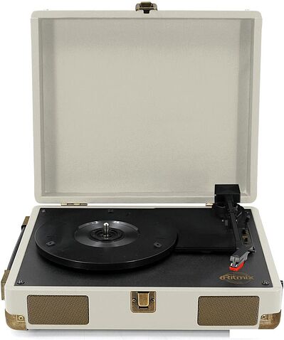Виниловый проигрыватель Ritmix LP-100 (бежевый)