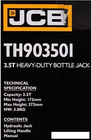 Бутылочный домкрат JCB TH903501 (3.5т)
