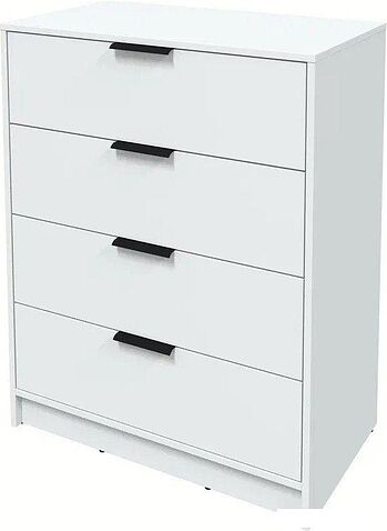 Комод Интерлиния Концепт КТ-К80 (белый платинум/белый платинум)