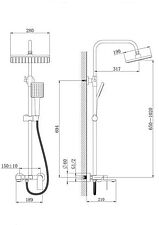 Душевая система  Haiba HB24639