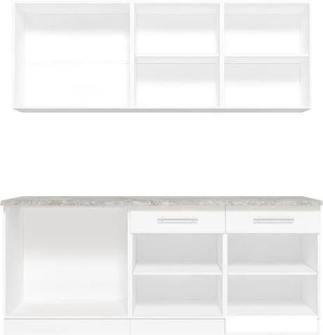 Готовая кухня Кастанье Марта 2.0 (трюфель коричневый)