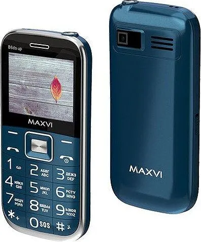 Кнопочный телефон Maxvi B6ds up (маренго)