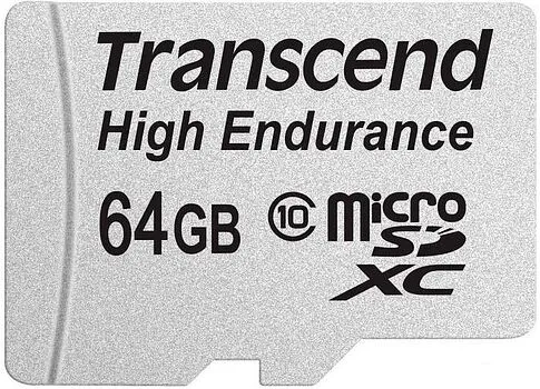 Карта памяти Transcend microSDXC HE (Class 10) UHS-I 64GB + адаптер [TS64GUSDXC10V]