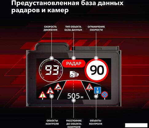 Видеорегистратор-GPS информатор (2в1) Inspector Tango