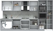 Готовая кухня Интерлиния Берес 3.6В (дуб снежный/серый каспий) Готовая кухня Интерлиния Берес 3.6В (дуб снежный/серый каспий)