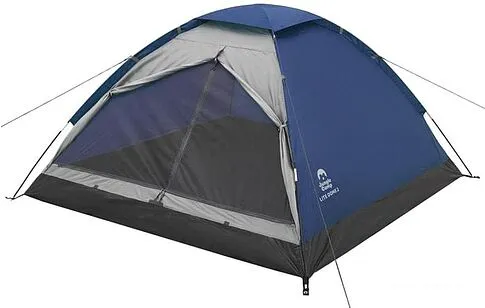 Треккинговая палатка Jungle Camp Lite Dome 3 (синий/серый)