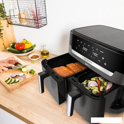 Аэрогриль (аэрофритюрница) Tefal Dual Easy Fry EY942BE0