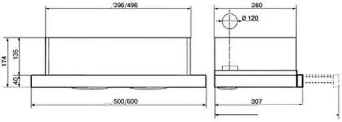 Кухонная вытяжка Elikor Slide 50П-1000 227274 (черный/стекло черное)