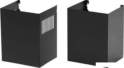 Кухонная вытяжка Krona Aura 600 Frame S (черный/прозрачный кант)