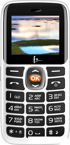 Кнопочный телефон F+ Ezzy 4 (белый)