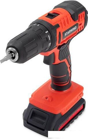 Дрель-шуруповерт StarWind DS-13-18B-2 KWCD1918 (с 2-мя АКБ, кейс)
