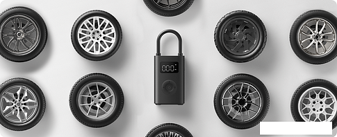 Велокомпрессор Xiaomi Mi Portable Electric Air Compressor 2 BHR7112GL (международная версия)