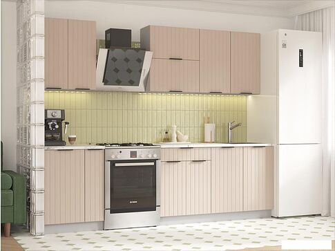 Готовая кухня Arvento АНТА-плюс 2м (капучино)