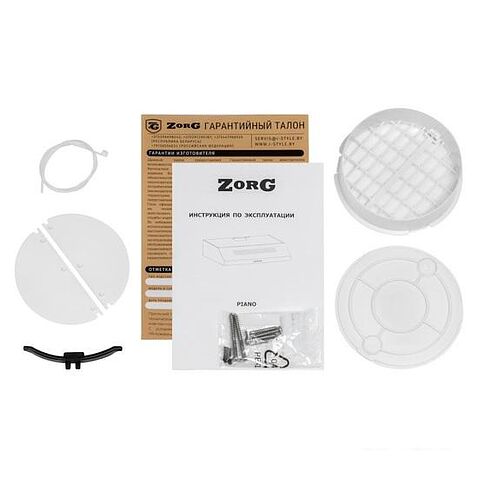 Кухонная вытяжка ZorG Technology Piano 600 60 M (белый)