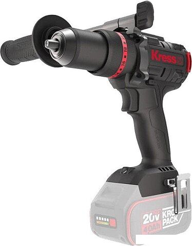 Ударная дрель-шуруповерт Kress KUC35 (с 2-мя АКБ, кейс)