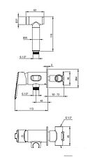 Гигиенический душ Deante Arnika BQA Z34M