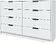 Комод Интерлиния Концепт КТ-К157 (белый платинум/белый платинум)