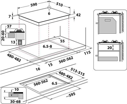 Варочная панель Whirlpool AKT 625/NB1