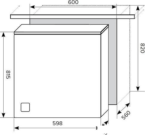 Встраиваемая посудомоечная машина Akpo ZMA 60 Series 8 Autoopen