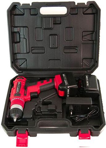 Дрель-шуруповерт Slogger CD314Li (с 2-мя АКБ, кейс)