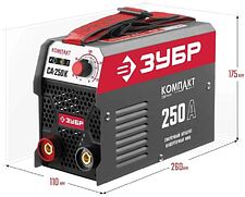Сварочный инвертор Зубр Мастер СА-250К Сварочный инвертор Зубр Мастер СА-250К