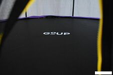 Батут GoUP Elite 12FT (с сеткой и лестницей, фиолетовый)