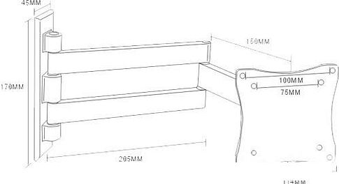 Кронштейн Arm Media LCD-7101