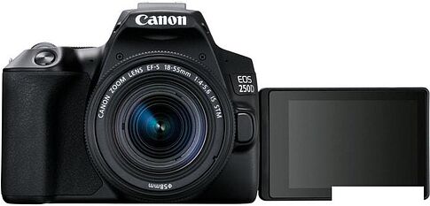 Зеркальный фотоаппарат Canon EOS 250D Kit 18-55 IS STM (черный)
