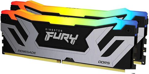 Оперативная память Kingston FURY Renegade RGB 2x24ГБ DDR5 CUDIMM 8800 МГц KF588CU42RSAK2-48 Оперативная память Kingston FURY Renegade RGB 2x24ГБ DDR5 CUDIMM 8800 МГц KF588CU42RSAK2-48