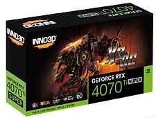 Видеокарта Inno3D RTX 4070 Ti Super X3 OC N407TS3-166XX-186158N Видеокарта Inno3D RTX 4070 Ti Super X3 OC N407TS3-166XX-186158N