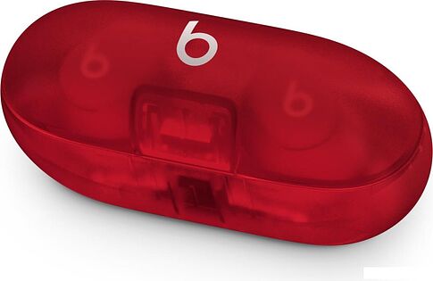 Наушники Beats Solo Buds (прозрачный красный)