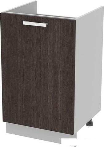 Шкаф напольный Интерлиния Компо НШ50м-1дв (дуб венге)