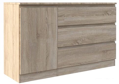 Тумба Евва Турин ТР-1D3S/S (дуб сонома)