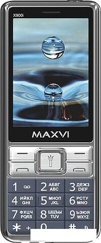 Кнопочный телефон Maxvi X900i (маренго)