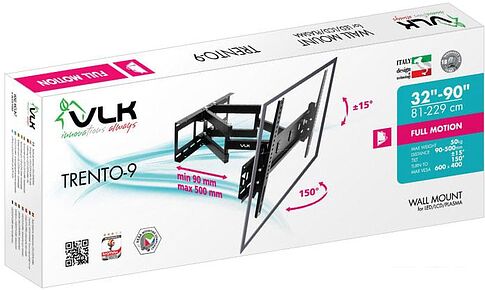 Кронштейн VLK TRENTO-9 (черный)