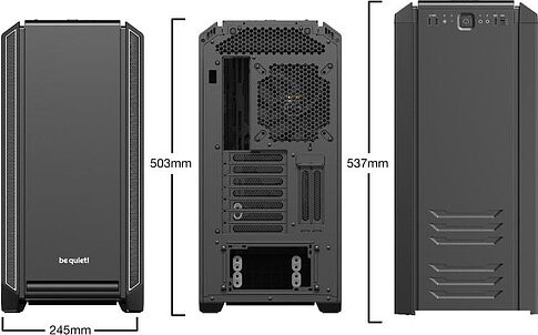 Корпус be quiet! Silent Base 601 BG027 (черный/серебристый)