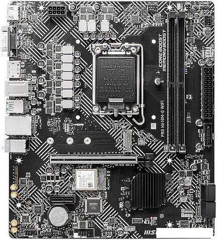 Материнская плата MSI Pro H610M-G WiFi