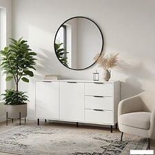 Тумба Mio Tesoro Rimini KOM2D3S/150 (белый/белый)