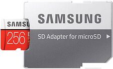 Карта памяти Samsung EVO Plus microSDXC 256GB + адаптер